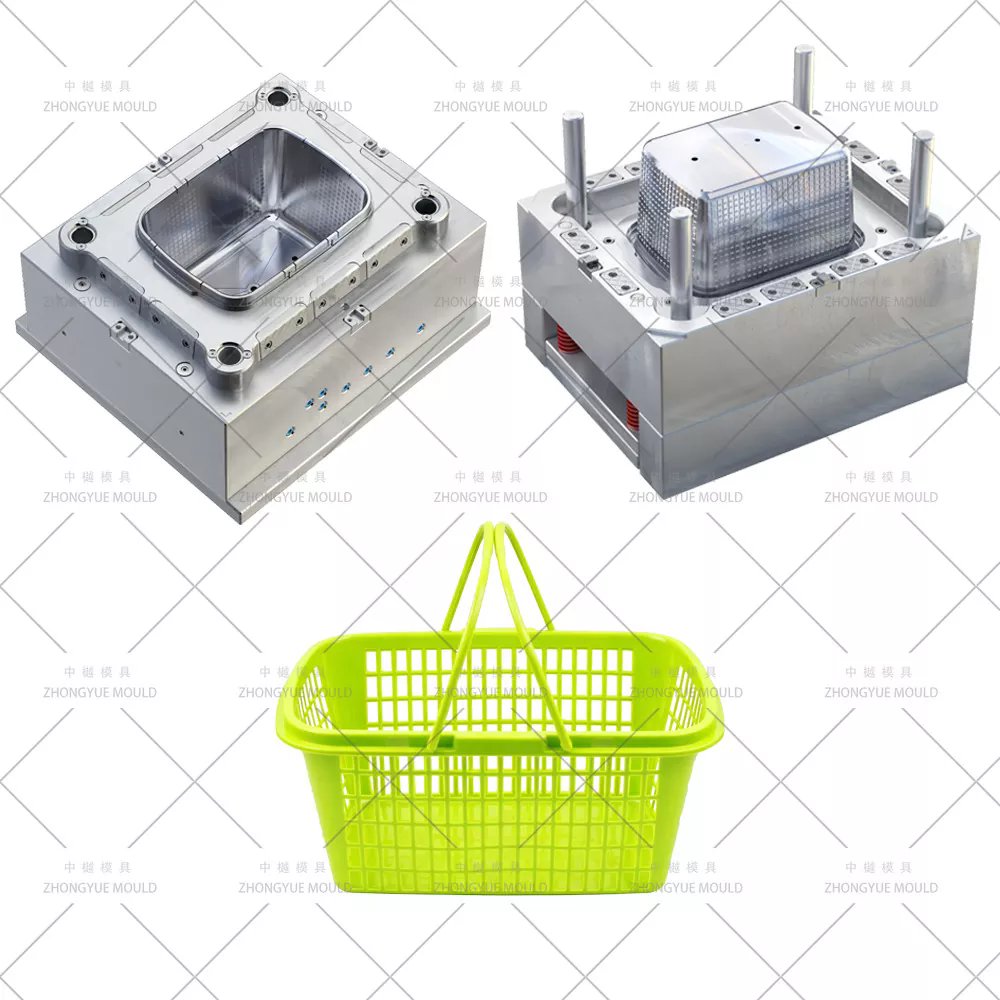 Como um molde de cesta de plástico melhora a eficiência de fabricação e a qualidade do produto?