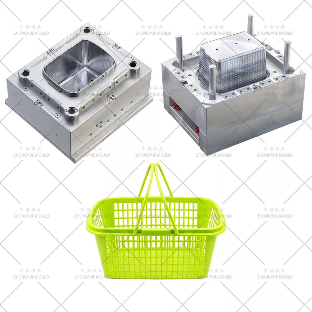 Molde de cesta de vegetais de plástico